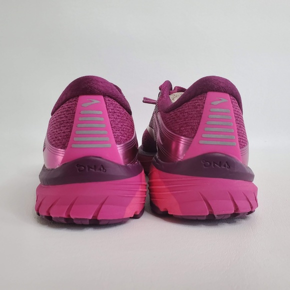 Brooks Women’s Adrenaline GTS 18 DNA Pink Plum Pur - Picture 4 of 7